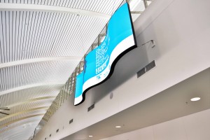 Darwin Airport welcome 'WAVE' NanoLumens custom build in 6mm LED